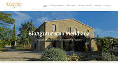 Desktop Screenshot of agriturismomeridiana.com