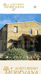 Mobile Screenshot of agriturismomeridiana.com